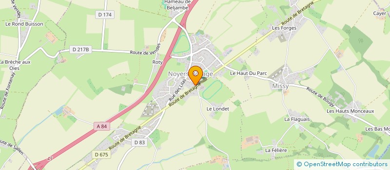 localisation de l'entreprise NUL BAR AILLEURS  VAL D'ARRY