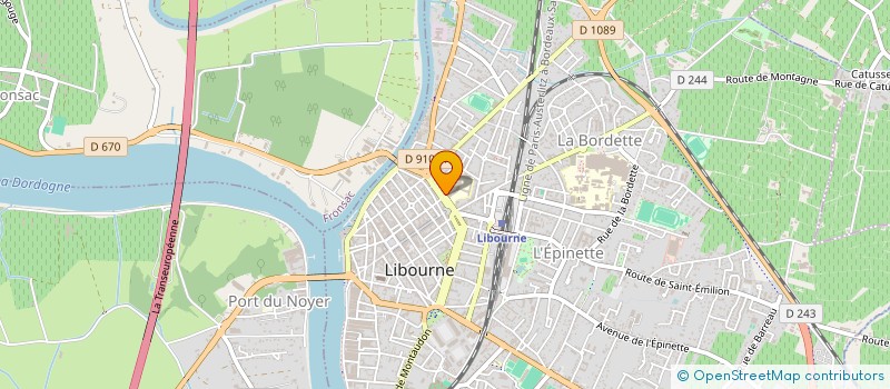 localisation de l'entreprise NUL EN TEKNO à LIBOURNE