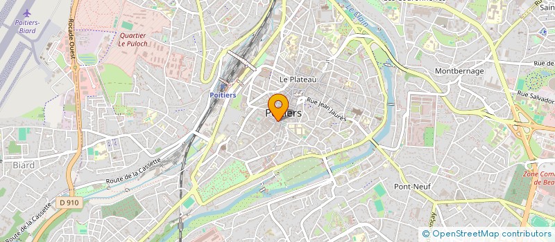 localisation de l'entreprise NULLE PART AILLEURS à POITIERS