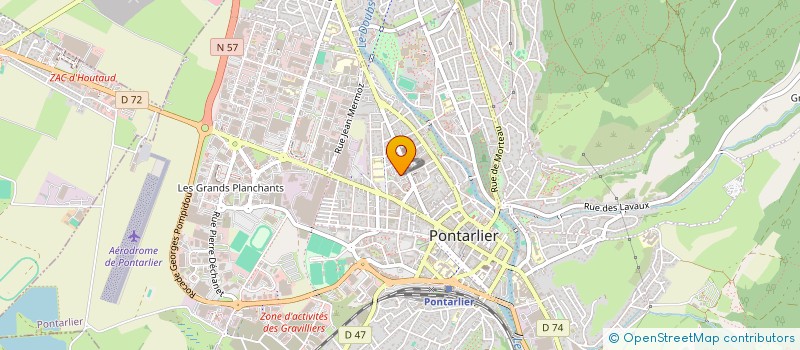 localisation de l'entreprise NUM 22.30  PONTARLIER