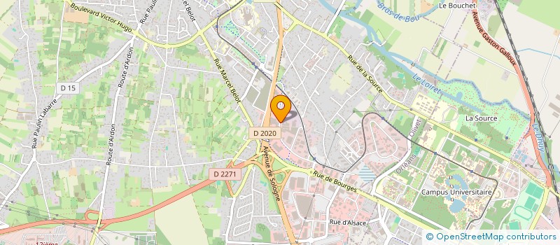 localisation de l'entreprise NUM'AXES à OLIVET