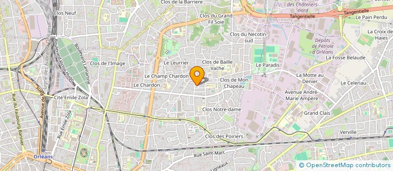 localisation de l'entreprise NUM'O à ORLEANS