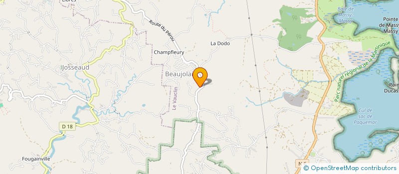 localisation de l'entreprise NUMA CONCIERGERIE PROTECT  LE VAUCLIN