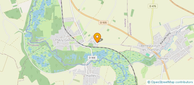 localisation de l'entreprise NUMACOM à VILLERS-BRETONNEUX