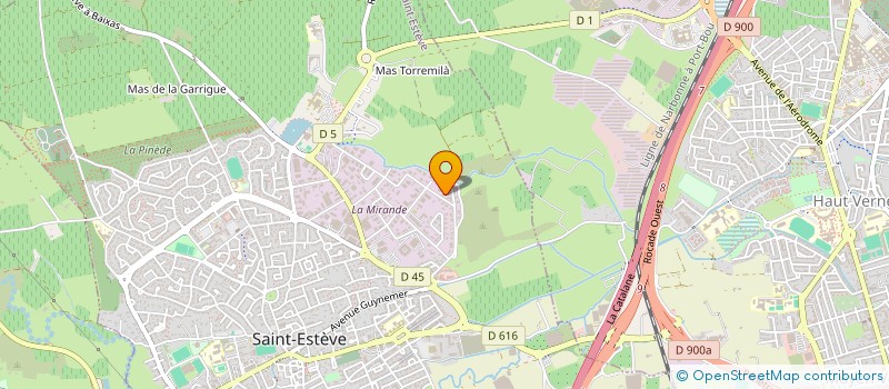 localisation de l'entreprise NUMAR  SAINT-ESTEVE