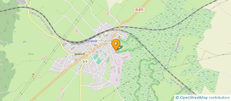 localisation de l'entreprise NUMATEX  FRASNE