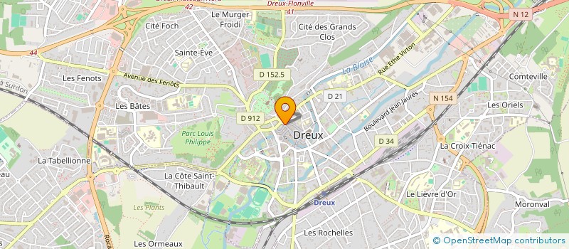 localisation de l'entreprise NUMBER 1 à DREUX