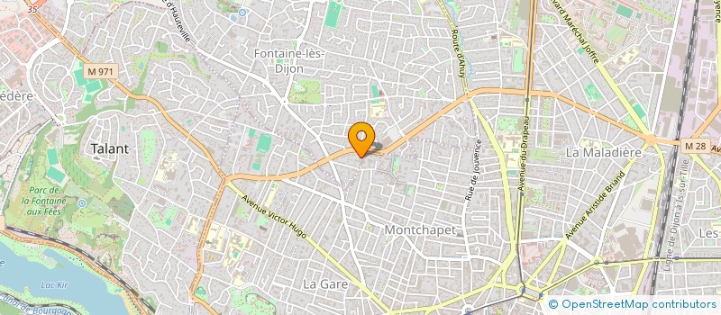 localisation de l'entreprise NUMBER 5  FONTAINE-LES-DIJON