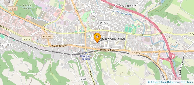 localisation de l'entreprise NUMBER 9 à BOURGOIN-JALLIEU