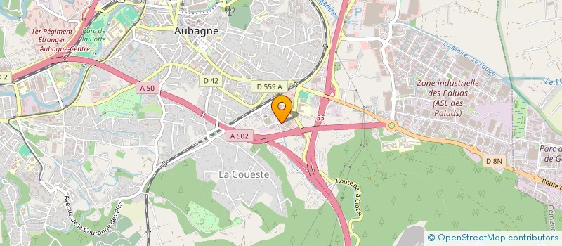 localisation de l'entreprise NUMBER COM  AUBAGNE