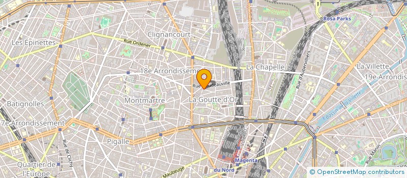 localisation de l'entreprise NUMBER ONE  PARIS