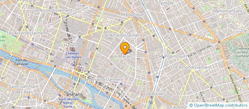 localisation de l'entreprise NUMBER ONE à PARIS