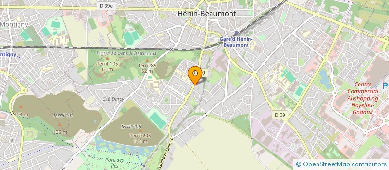 localisation de l'entreprise NUMBER ONE à HENIN-BEAUMONT