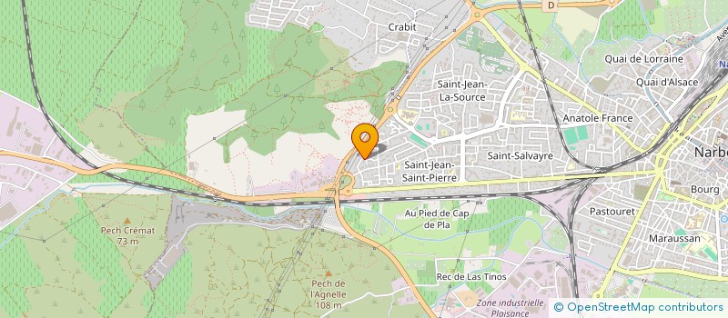 localisation de l'entreprise NUMBER ONE  NARBONNE