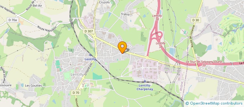 localisation de l'entreprise NUMECO  LENTILLY