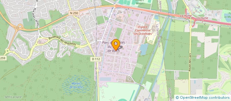 localisation de l'entreprise NUMEDENT  LA TESTE-DE-BUCH