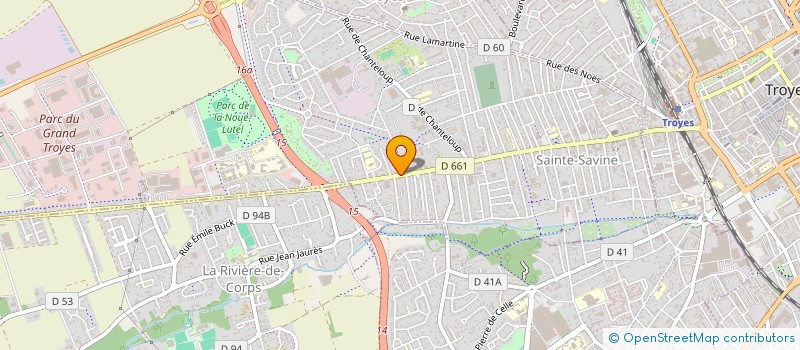 localisation de l'entreprise NUMEDIA  SAINTE SAVINE