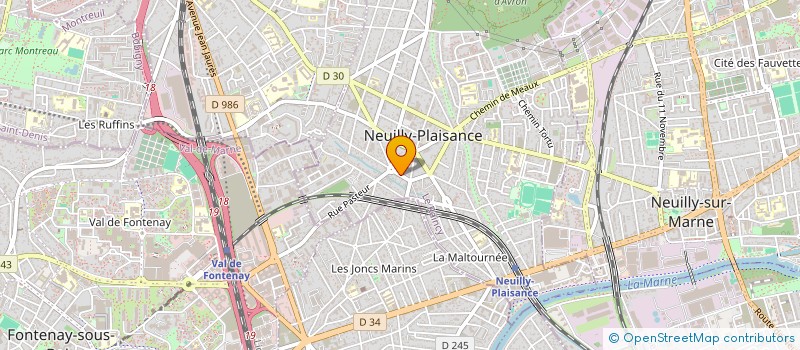 localisation de l'entreprise NUMELEC à NEUILLY-PLAISANCE