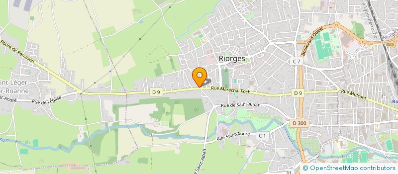 localisation de l'entreprise NUMENGO à RIORGES