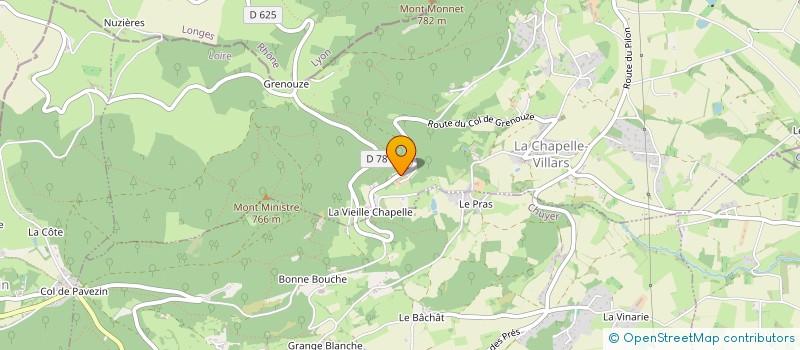 localisation de l'entreprise NUMER'ELEC MAINTENANCE  LA CHAPELLE-VILLARS