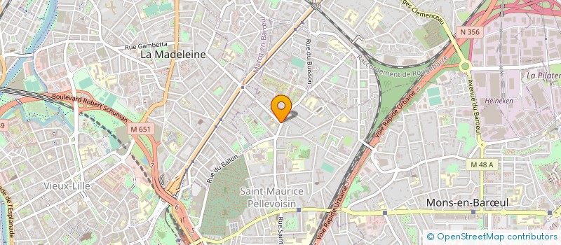 localisation de l'entreprise NUMERAL PLUS à LILLE