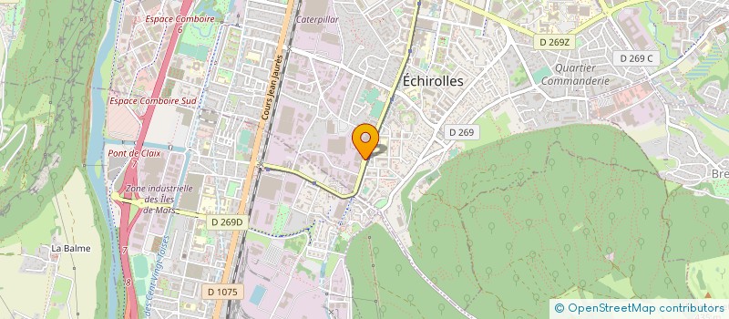 localisation de l'entreprise NUMERI'PRINT à ECHIROLLES