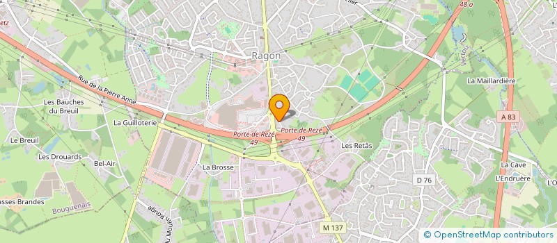 localisation de l'entreprise NUMERI WAN à REZE