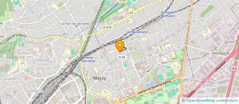 localisation de l'entreprise NUMERIA à ANTONY