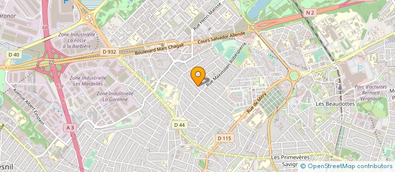 localisation de l'entreprise NUMERIC ASSISTANCE à AULNAY-SOUS-BOIS