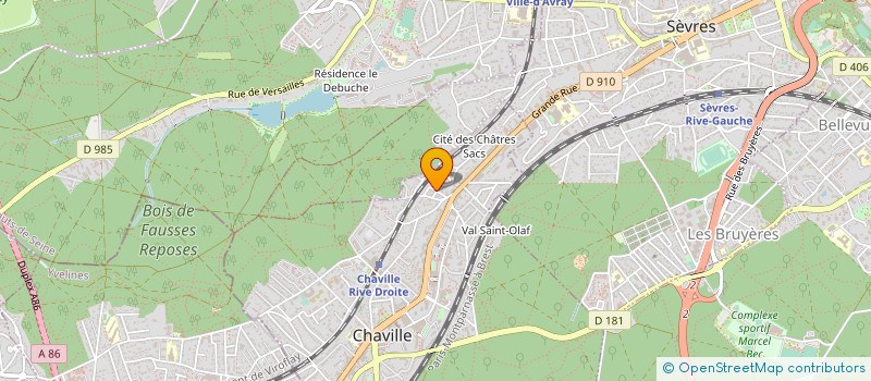 localisation de l'entreprise NUMERIC INDUSTRIE à CHAVILLE
