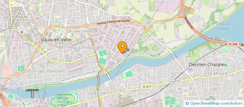 localisation de l'entreprise NUMERICAFRIQUE  VAULX-EN-VELIN