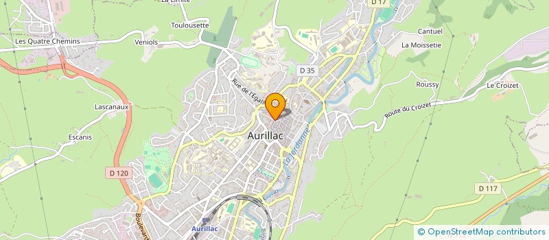 localisation de l'entreprise NUMERICUS MULTIMEDIA à AURILLAC