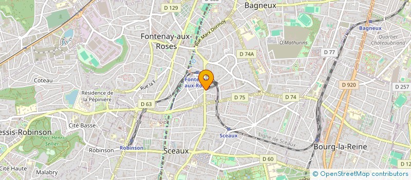 localisation de l'entreprise NUMERISATION ET IMPRESSION NUMERIQUE à FONTENAY-AUX-ROSES