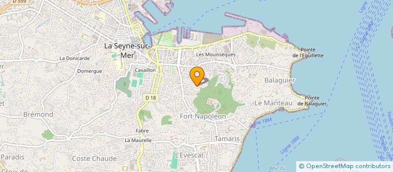 localisation de l'entreprise NUMERISUD  LA SEYNE-SUR-MER