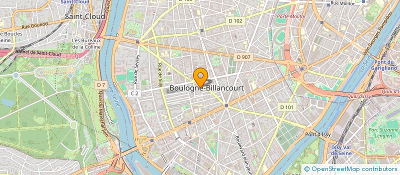 localisation de l'entreprise NUMERO 10 à BOULOGNE-BILLANCOURT