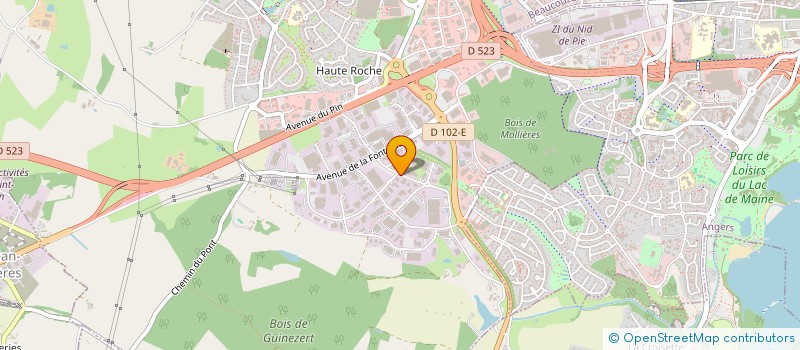 localisation de l'entreprise NUMERO 10 à ANGERS
