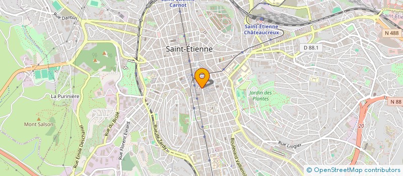 localisation de l'entreprise NUMERO 20  SAINT-ETIENNE