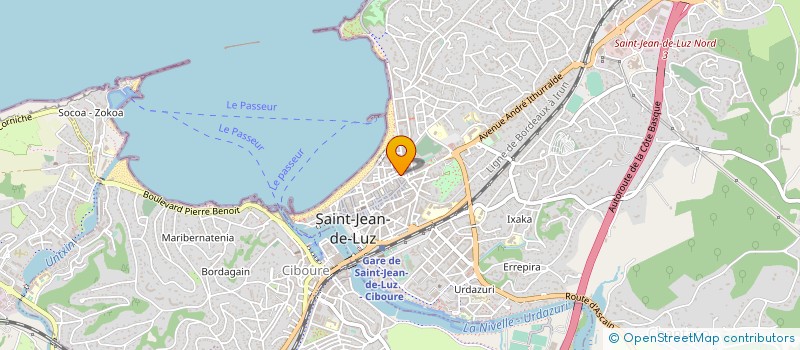 localisation de l'entreprise NUMERO 55 à SAINT-JEAN-DE-LUZ