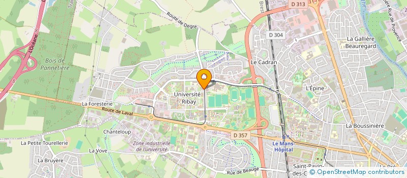 localisation de l'entreprise NUMERO 8  LE MANS