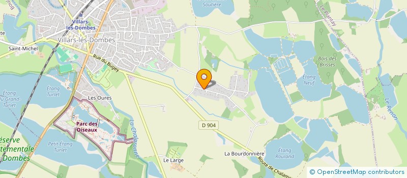 localisation de l'entreprise NUMERO AIN ELEC à VILLARS-LES-DOMBES