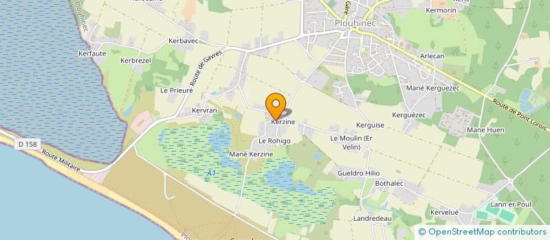 localisation de l'entreprise NUMERO BIS  PLOUHINEC