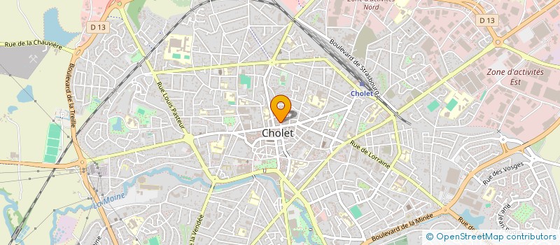 localisation de l'entreprise NUMERO C à CHOLET