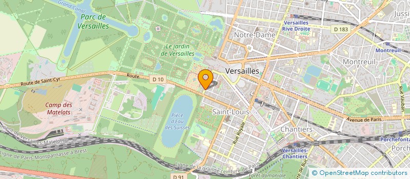 localisation de l'entreprise NUMERO CINQ à VERSAILLES