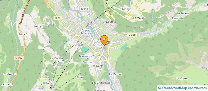 localisation de l'entreprise NUMERO DIX  MORZINE