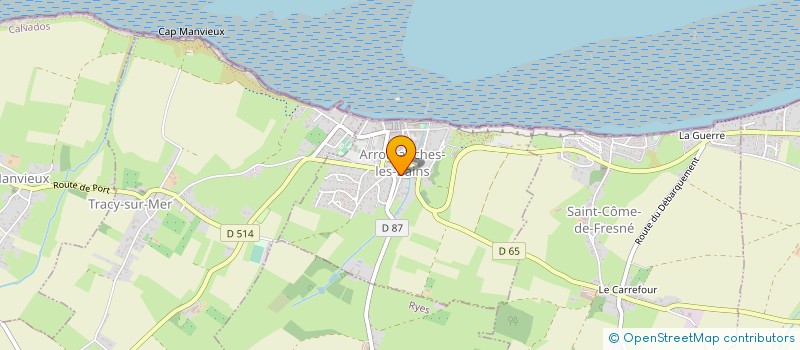 localisation de l'entreprise NUMERO DOUZE  ARROMANCHES-LES-BAINS