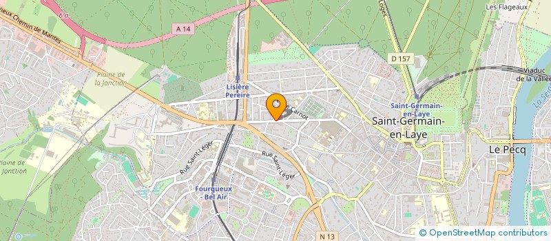 localisation de l'entreprise NUMERO10  SAINT-GERMAIN-EN-LAYE