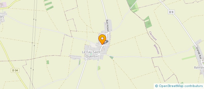 localisation de l'entreprise NUMEROBIS  LE FAY-SAINT-QUENTIN