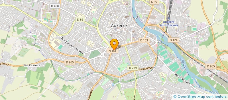 localisation de l'entreprise NUMEROBIS à AUXERRE