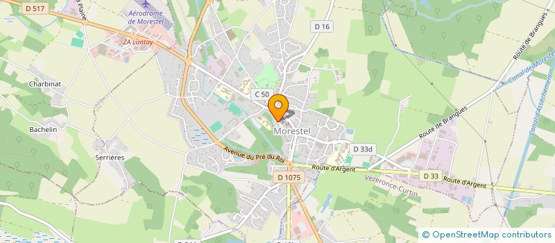 localisation de l'entreprise NUMEROBIS  MORESTEL