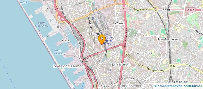 localisation de l'entreprise NUMERYSPRO à MARSEILLE